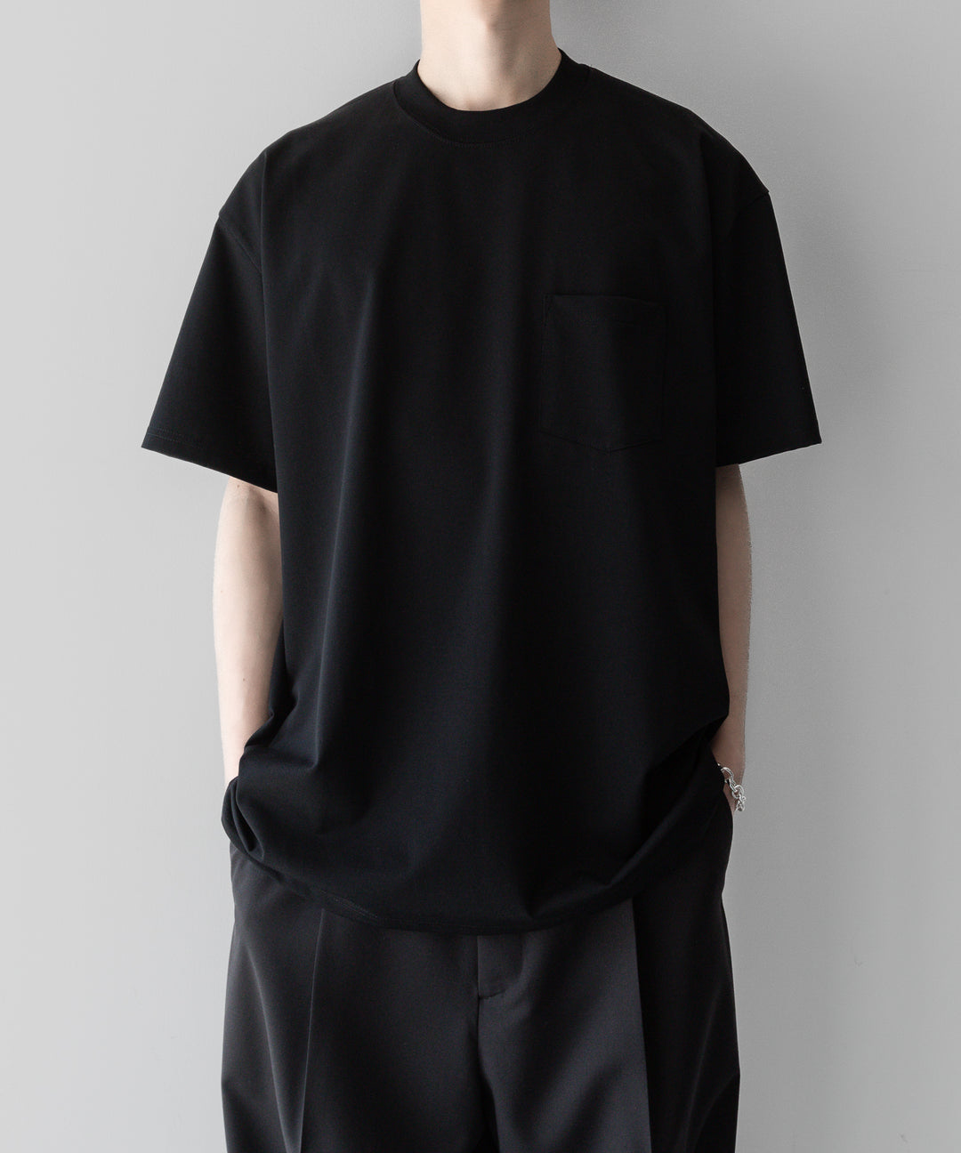 ssstein stein(シュタイン)の24SSコレクションOVERSIZED POCKET TEEのBLACK 公式通販サイトsession福岡セレクトショップ