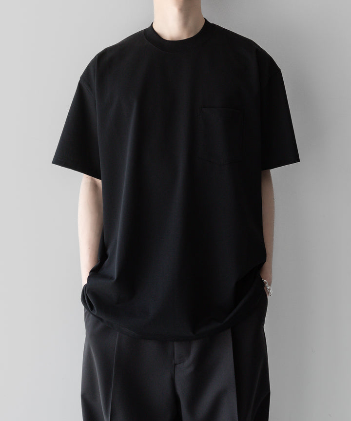 ssstein stein(シュタイン)の24SSコレクションOVERSIZED POCKET TEEのBLACK 公式通販サイトsession福岡セレクトショップ