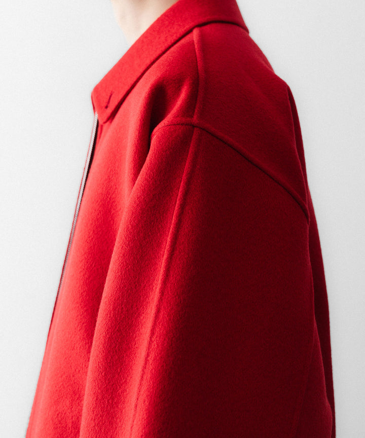 ssstein(シュタイン)のW/CA DOUBLE FACE CLOTH ZIP JACKET - REDの公式通販サイトsession福岡セレクトショップ
