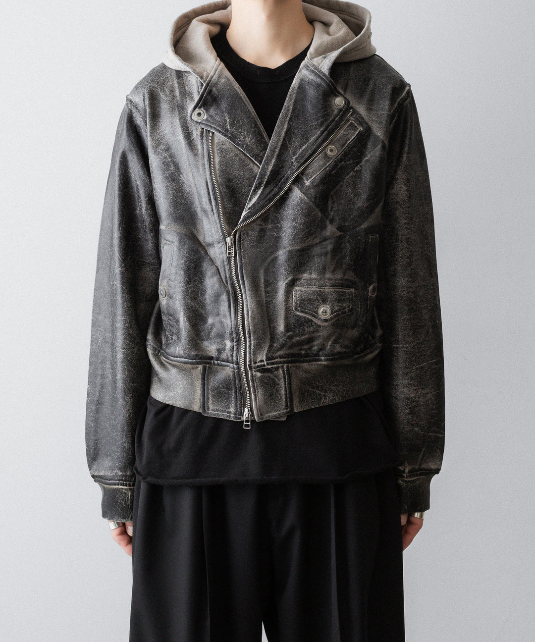 SUBLATIONS サブレーションズのCRACKING COATED RIDERS PARKAのSAND BEIGE BASE公式通販サイトsession福岡セレクトショップ