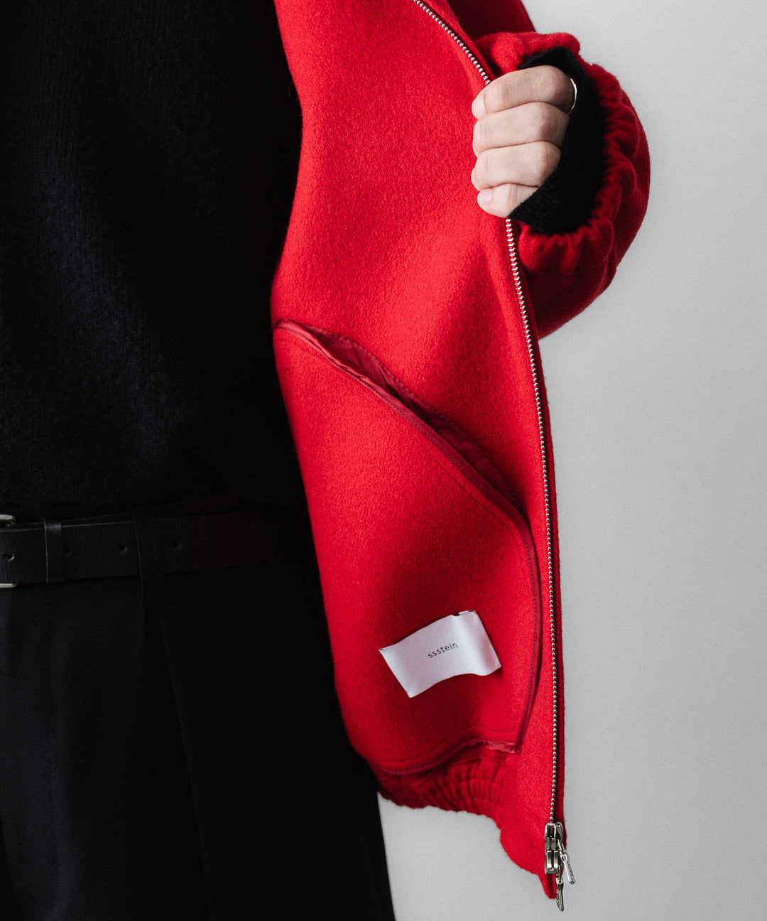 ssstein(シュタイン)のW/CA DOUBLE FACE CLOTH ZIP JACKET - REDの公式通販サイトsession福岡セレクトショップ