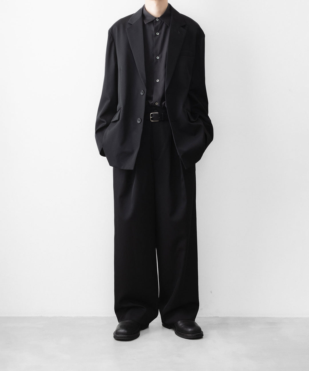 ssstein(シュタイン)のEASY WIDE TROUSERS - BLACKの公式通販サイトsession福岡セレクトショップ