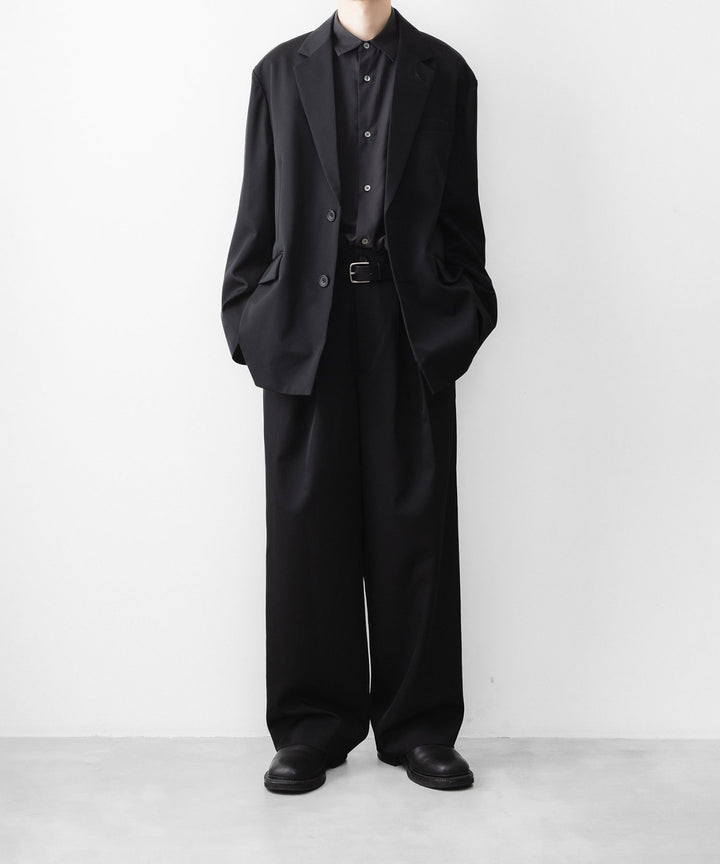 ssstein(シュタイン)のEASY WIDE TROUSERS - BLACKの公式通販サイトsession福岡セレクトショップ