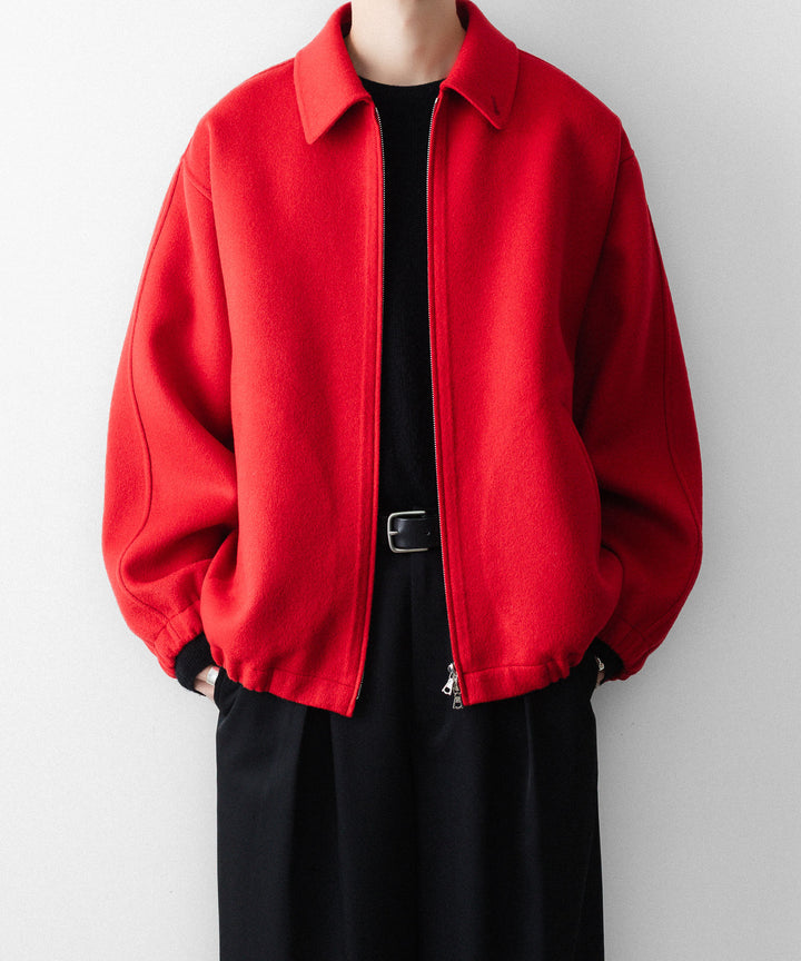 ssstein(シュタイン)のW/CA DOUBLE FACE CLOTH ZIP JACKET - REDの公式通販サイトsession福岡セレクトショップ