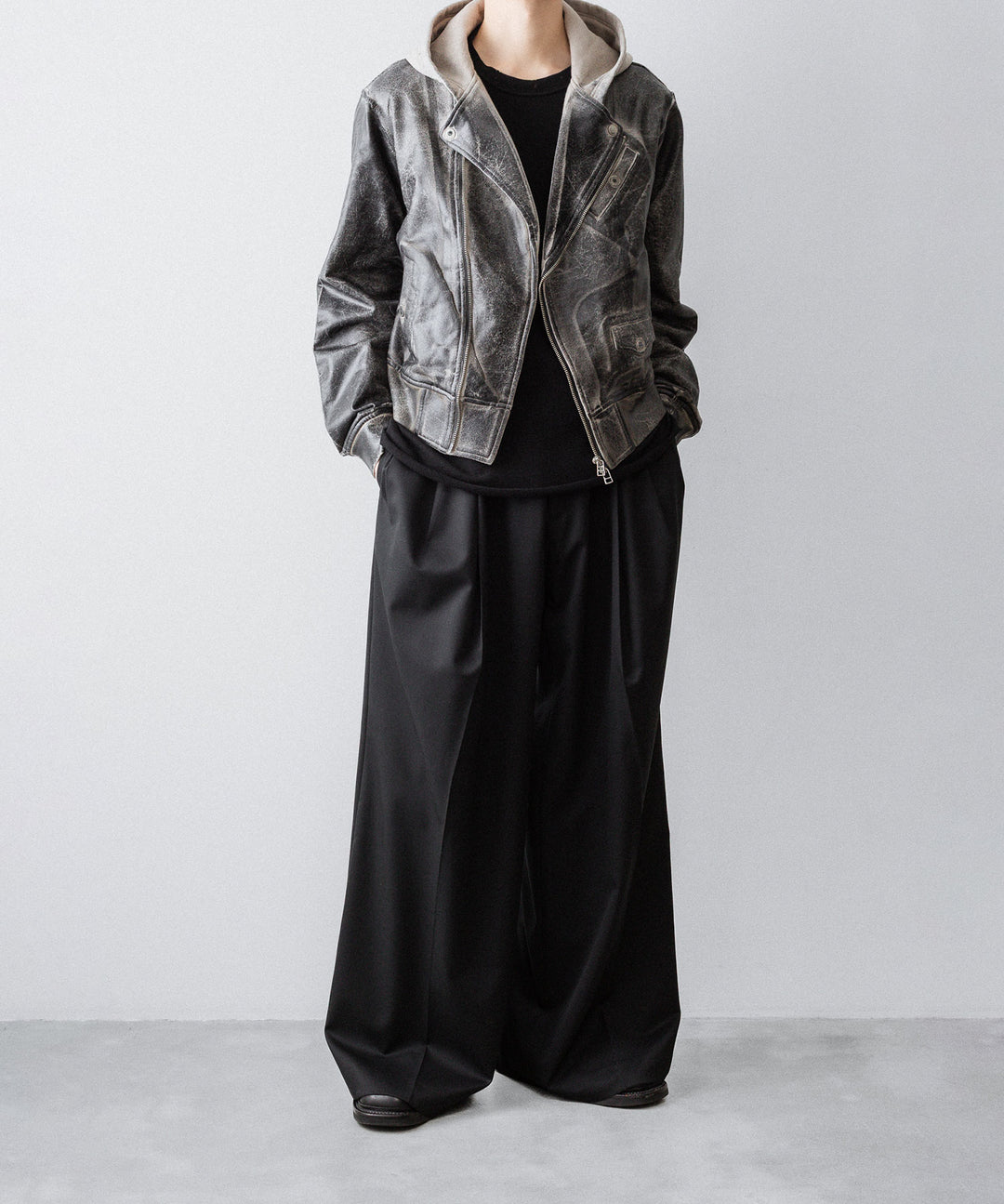 SUBLATIONS サブレーションズのCRACKING COATED RIDERS PARKAのSAND BEIGE BASE公式通販サイトsession福岡セレクトショップ