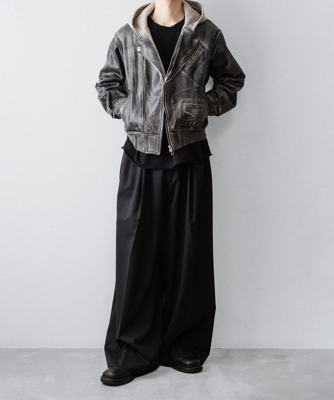 SUBLATIONS サブレーションズのCRACKING COATED RIDERS PARKAのSAND BEIGE BASE公式通販サイトsession福岡セレクトショップ