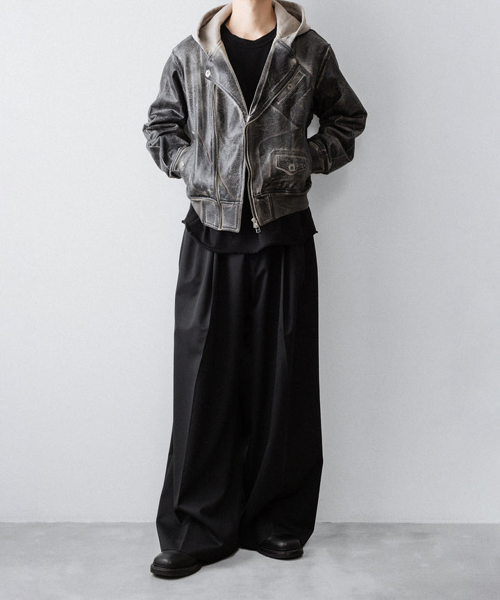 SUBLATIONS サブレーションズのCRACKING COATED RIDERS PARKAのSAND BEIGE BASE公式通販サイトsession福岡セレクトショップ