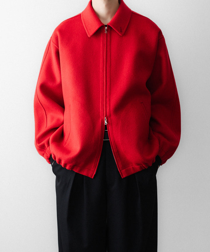 ssstein(シュタイン)のW/CA DOUBLE FACE CLOTH ZIP JACKET - REDの公式通販サイトsession福岡セレクトショップ