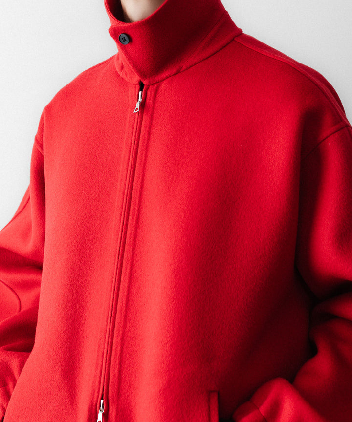 ssstein(シュタイン)のW/CA DOUBLE FACE CLOTH ZIP JACKET - REDの公式通販サイトsession福岡セレクトショップ