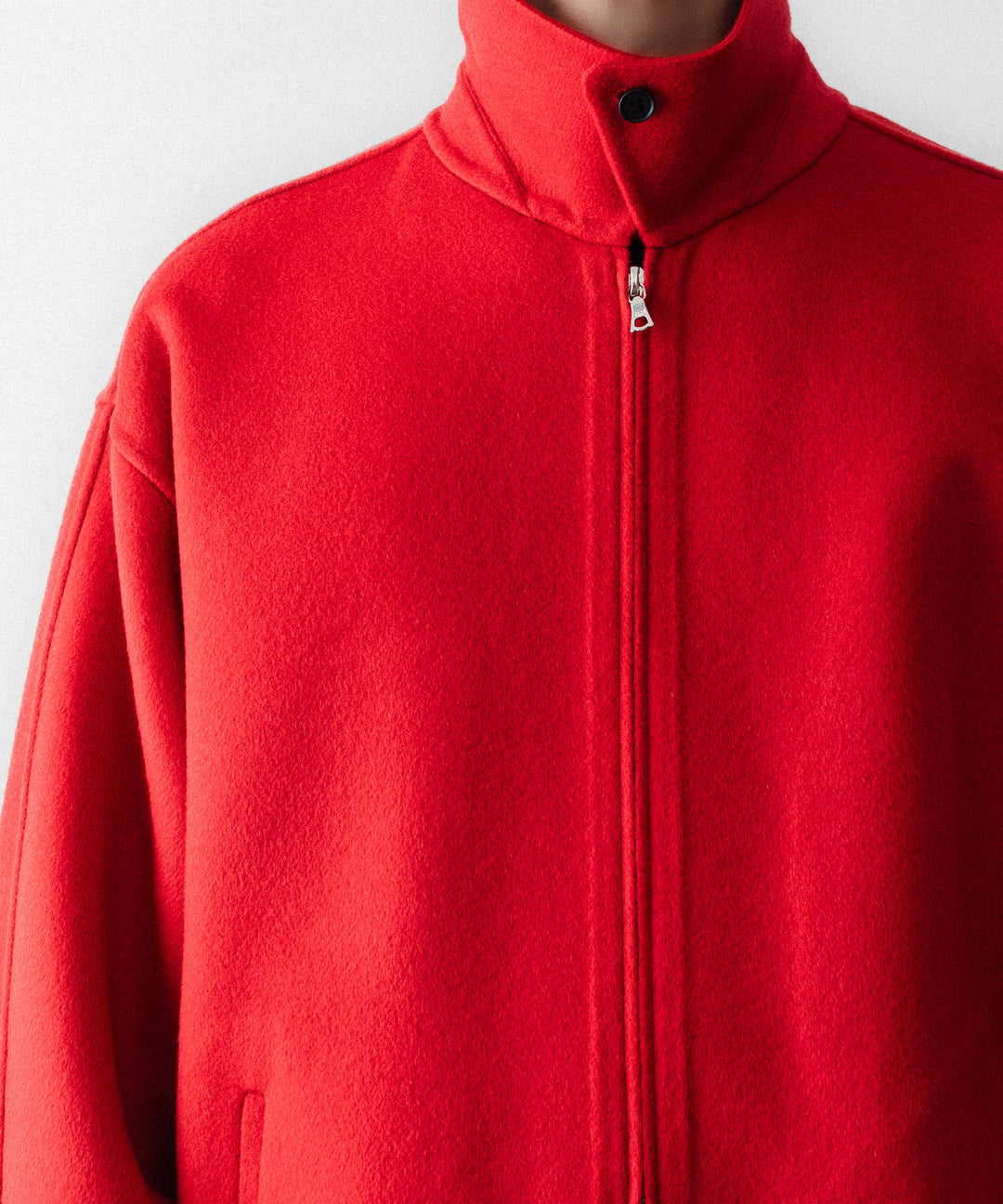 ssstein(シュタイン)のW/CA DOUBLE FACE CLOTH ZIP JACKET - REDの公式通販サイトsession福岡セレクトショップ