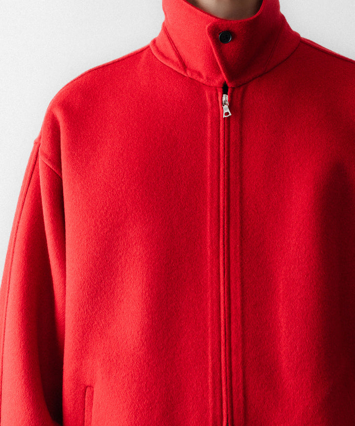 ssstein(シュタイン)のW/CA DOUBLE FACE CLOTH ZIP JACKET - REDの公式通販サイトsession福岡セレクトショップ
