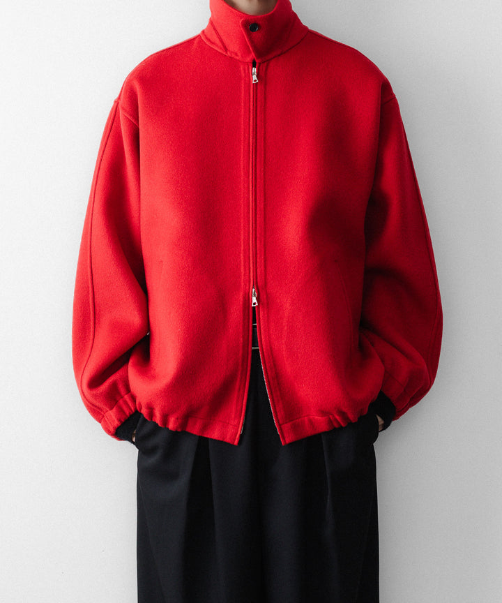 ssstein(シュタイン)のW/CA DOUBLE FACE CLOTH ZIP JACKET - REDの公式通販サイトsession福岡セレクトショップ