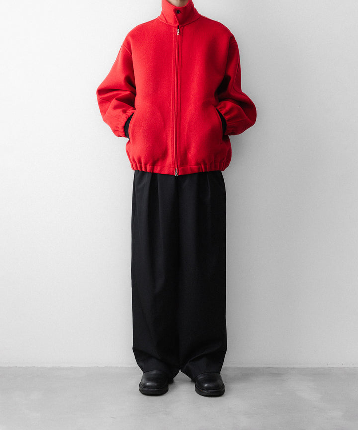 ssstein(シュタイン)のW/CA DOUBLE FACE CLOTH ZIP JACKET - REDの公式通販サイトsession福岡セレクトショップ