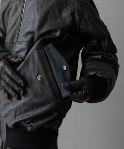 ssstein(シュタイン)の24AWコレクション LEATHER FLIGHT JACKET - DARK CHARCOAL 公式通販サイトsession福岡セレクトショップ