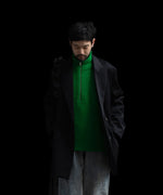 画像をギャラリービューアに読み込む, ssstein(シュタイン)の24AWコレクション OVERSIZED DRIVERS KNIT HALF ZIP PULLOVER - GREEN 公式通販サイトsession福岡セレクトショップ
