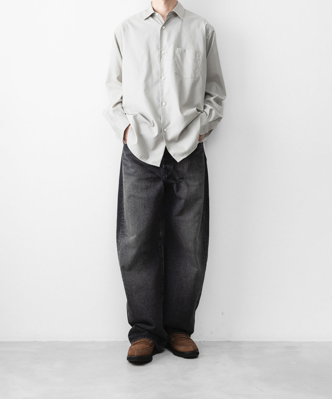 ssstein(シュタイン)のROUND DENIM PANTS - BLACKの公式通販サイトsession福岡セレクトショップ