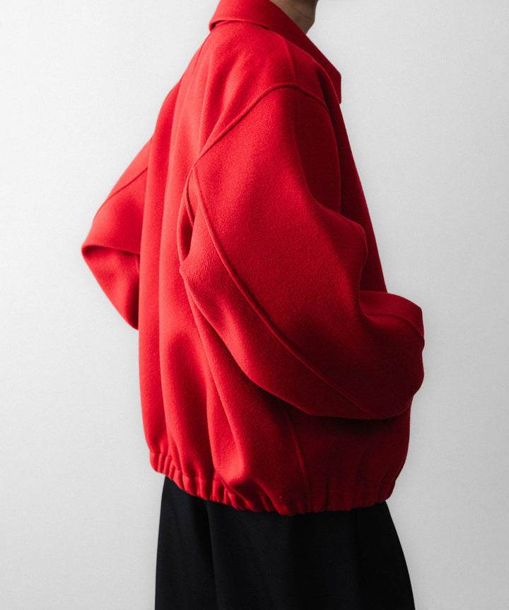 ssstein(シュタイン)のW/CA DOUBLE FACE CLOTH ZIP JACKET - REDの公式通販サイトsession福岡セレクトショップ