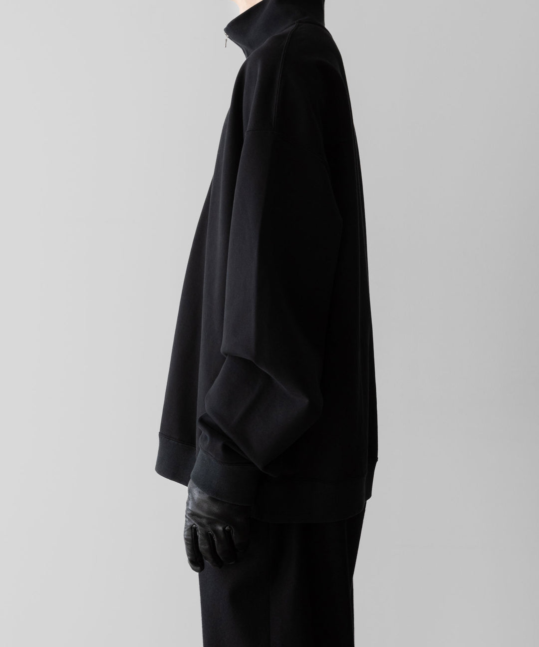 KANEMASA PHIL. カネマサフィルの36G SUPER FINE GAUGE HALF ZIP PULLOVER - BLACKの公式通販サイトsession福岡セレクトショップ 