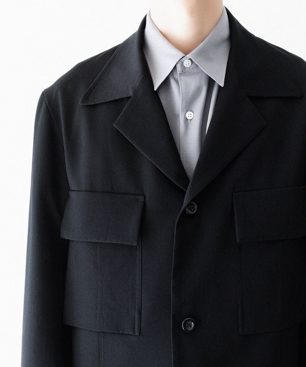 UJOH((ウジョー)のULSTER COLLAR SHORT JKT - BLACKの公式通販サイトsession福岡セレクトショップ