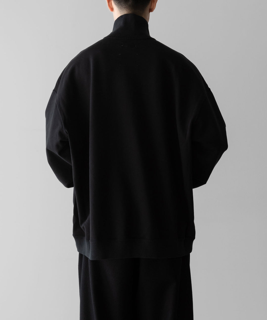 KANEMASA PHIL. カネマサフィルの36G SUPER FINE GAUGE HALF ZIP PULLOVER - BLACKの公式通販サイトsession福岡セレクトショップ 