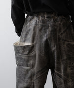 画像をギャラリービューアに読み込む, 【SUBLATIONS】CRACKING COATED BANANA CUTTING PANTS - SAND BEIGE BASE
