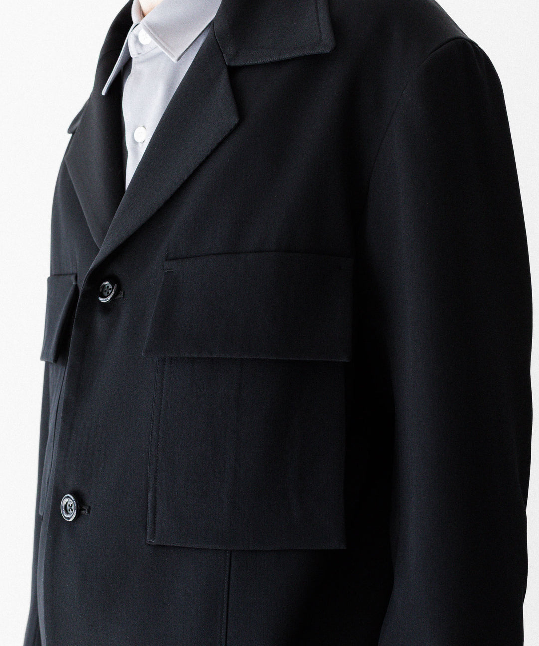 UJOH((ウジョー)のULSTER COLLAR SHORT JKT - BLACKの公式通販サイトsession福岡セレクトショップ