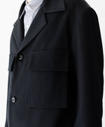 画像をギャラリービューアに読み込む, UJOH((ウジョー)のULSTER COLLAR SHORT JKT - BLACKの公式通販サイトsession福岡セレクトショップ
