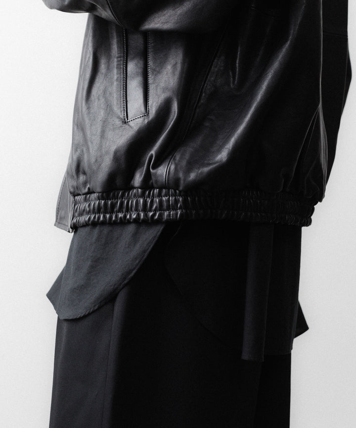 ssstein(シュタイン)のMOUTON COLLAR CALF ZIP JACKET - BLACKの公式通販サイトsession福岡セレクトショップ