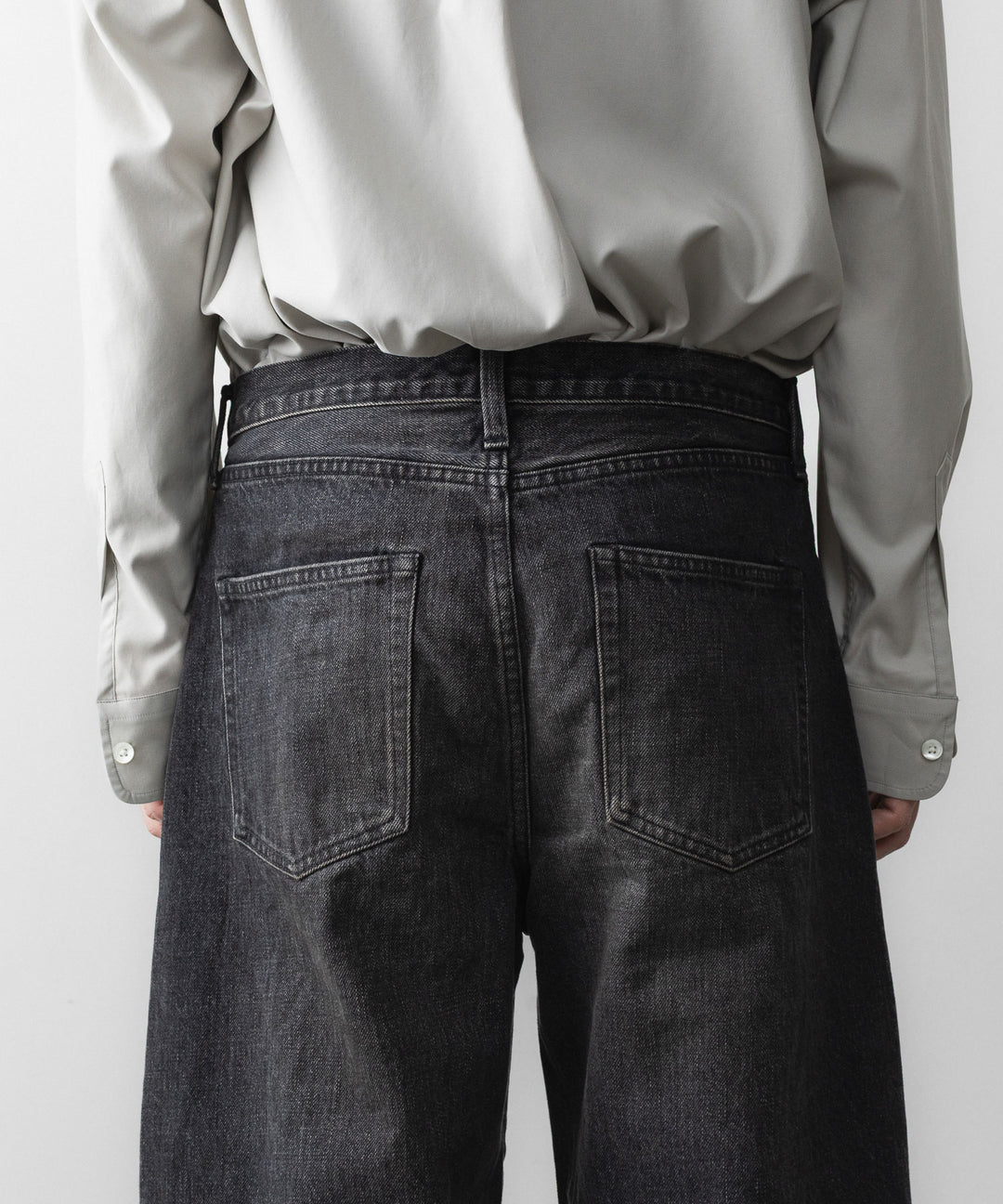 ssstein(シュタイン)のROUND DENIM PANTS - BLACKの公式通販サイトsession福岡セレクトショップ