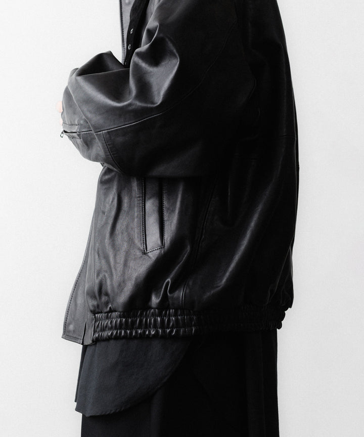 ssstein(シュタイン)のMOUTON COLLAR CALF ZIP JACKET - BLACKの公式通販サイトsession福岡セレクトショップ