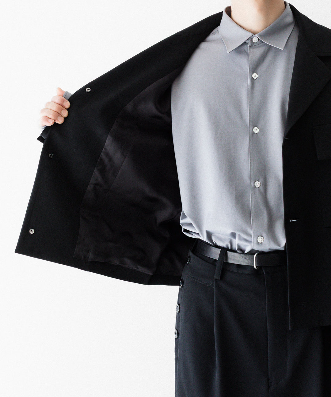 UJOH((ウジョー)のULSTER COLLAR SHORT JKT - BLACKの公式通販サイトsession福岡セレクトショップ