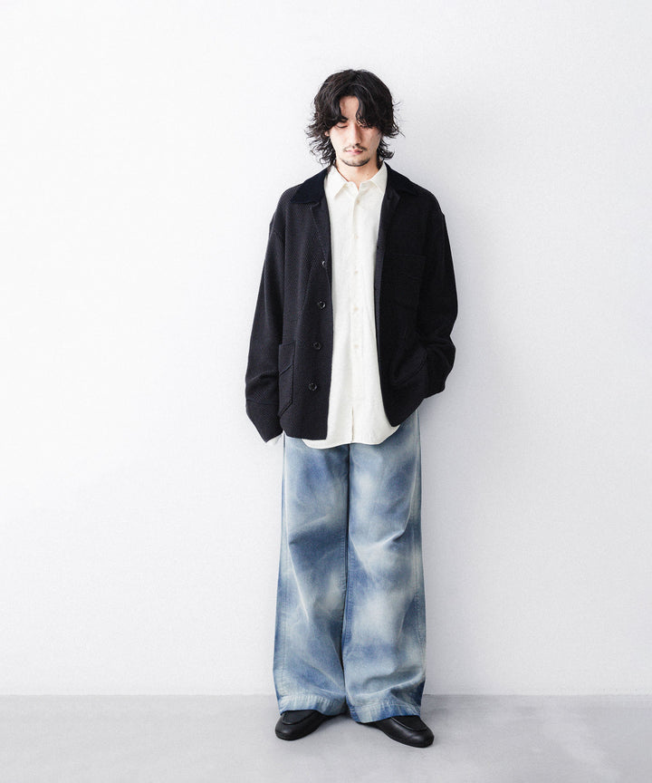 ANTHEM Aアンセムエー のHAND VINTAGE DYED SPARKLE JEANS -  FOG BLUEの公式通販サイトsession福岡セレクトショップ