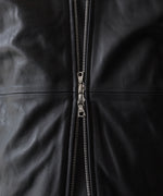 画像をギャラリービューアに読み込む, ssstein(シュタイン)の24AWコレクション LEATHER FLIGHT JACKET - DARK CHARCOAL 公式通販サイトsession福岡セレクトショップ
