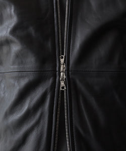 ssstein(シュタイン)の24AWコレクション LEATHER FLIGHT JACKET - DARK CHARCOAL 公式通販サイトsession福岡セレクトショップ