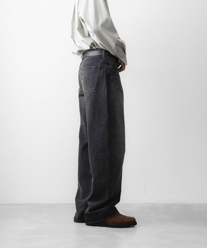 ssstein(シュタイン)のROUND DENIM PANTS - BLACKの公式通販サイトsession福岡セレクトショップ