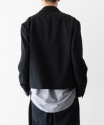 画像をギャラリービューアに読み込む, UJOH(ウジョー)のULSTER COLLAR SHORT JKT - BLACKの公式通販サイトsession福岡セレクトショップ
