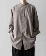 画像をギャラリービューアに読み込む,  i&#39;m here(アイムヒアー)のUN(I)FORM : 50&#39;s GRANDPA SHIRT - L.BEIGEの公式通販サイトsession福岡セレクトショップ
