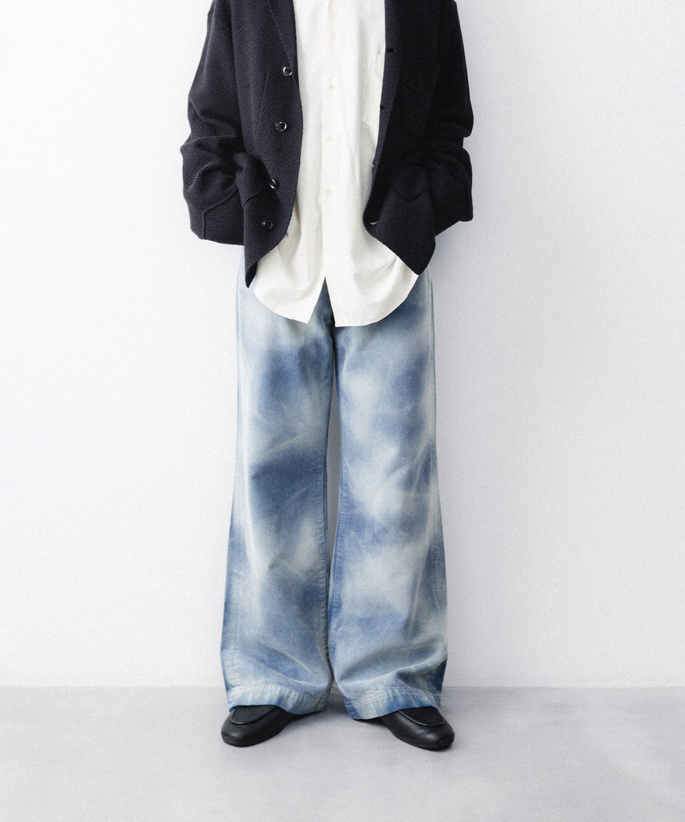 ANTHEM Aアンセムエー のHAND VINTAGE DYED SPARKLE JEANS -  FOG BLUEの公式通販サイトsession福岡セレクトショップ