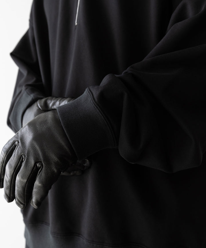 KANEMASA PHIL. カネマサフィルの36G SUPER FINE GAUGE HALF ZIP PULLOVER - BLACKの公式通販サイトsession福岡セレクトショップ 