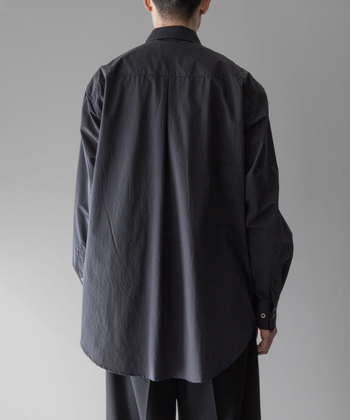 【stein】ssstein シュタインのWINDPROOF NYLON STANDARD SHIRTのDARK GREY KHAKI 公式通販サイトsession福岡セレクトショップ
