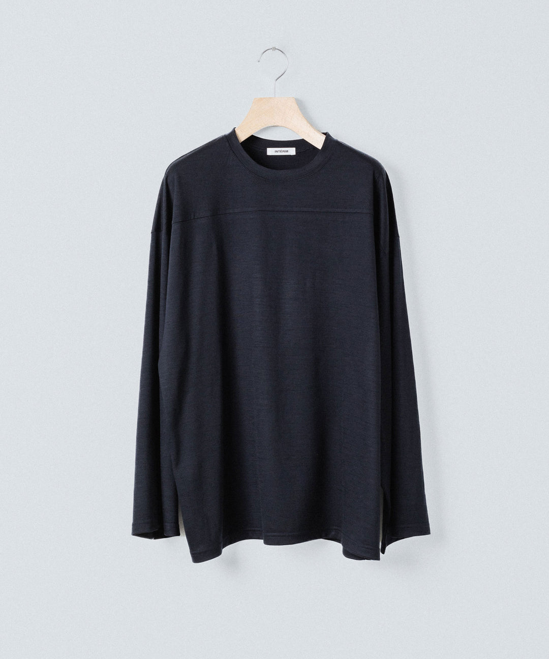 INTÉRIM インテリムの HYPER BIG EXTRA FINE MERINO WOOL JERSEY FOOTBALL L/S TEEのD.NAVY公式通販サイトsession福岡セレクトショップ