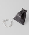 【INTÉRIM】TAXCO SILVER ANCHOR BRACELET SMALL - SILVER