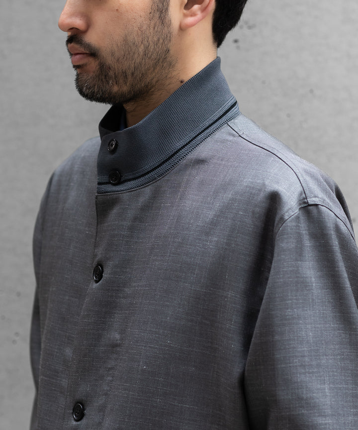 INTÉRIM(インテリム)のHYPER BIG VIRGIN WOOL SILK MOHAIR SUITING RIBBED JACKET - M.GRAY 公式通販サイトsession福岡セレクトショップ

