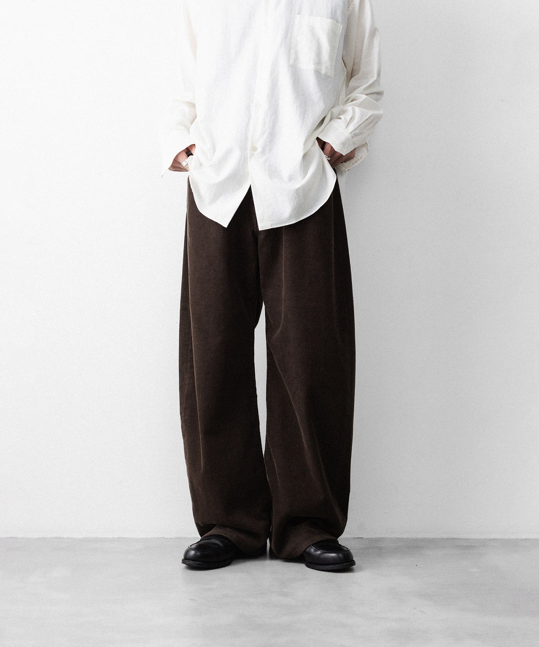 ssstein(シュタイン)のVINTAGE CORDUROY ROUND PANTS - BROWNの公式通販サイトsession福岡セレクトショップ