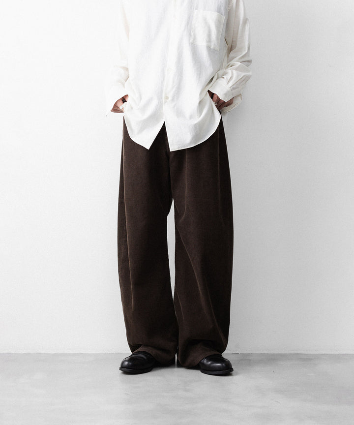 ssstein(シュタイン)のVINTAGE CORDUROY ROUND PANTS - BROWNの公式通販サイトsession福岡セレクトショップ