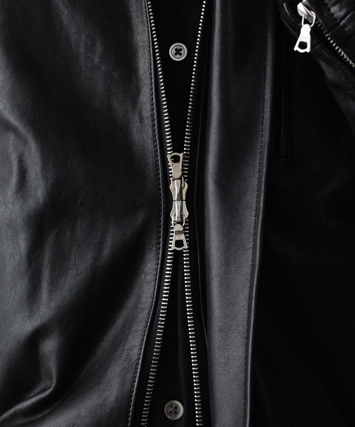 ssstein(シュタイン)のMOUTON COLLAR CALF ZIP JACKET - BLACKの公式通販サイトsession福岡セレクトショップ