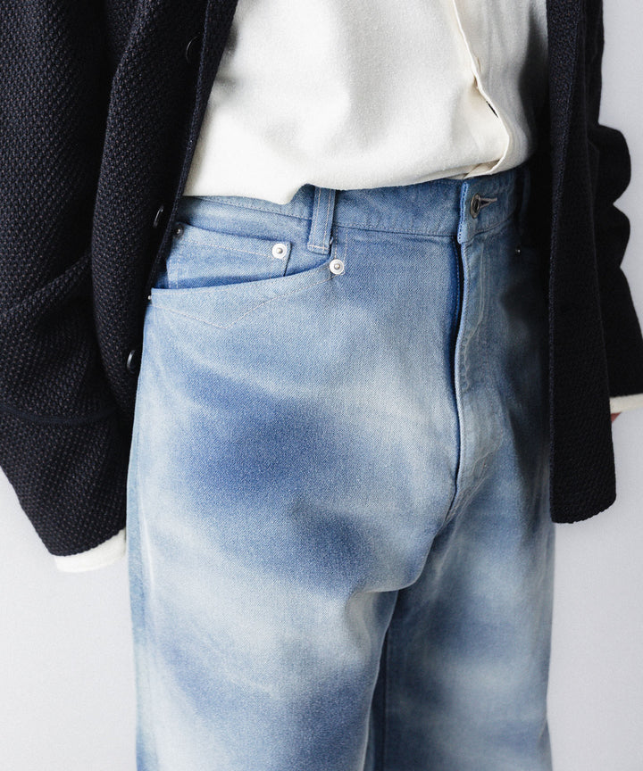 ANTHEM Aアンセムエー のHAND VINTAGE DYED SPARKLE JEANS -  FOG BLUEの公式通販サイトsession福岡セレクトショップ