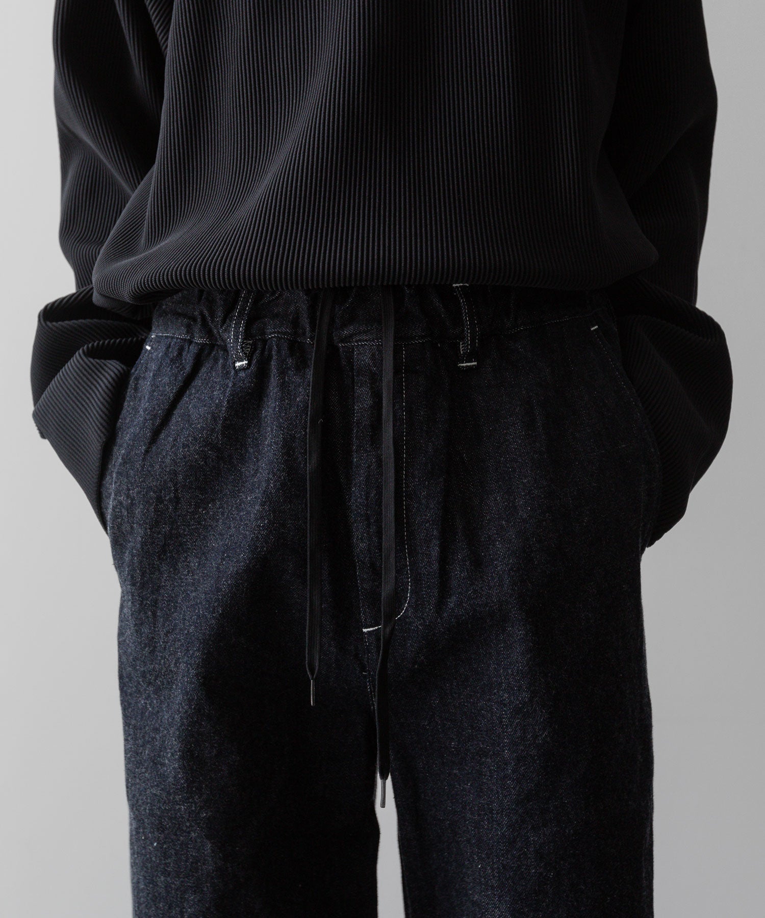 ssstein(シュタイン)の24AWコレクション ECO DENIM SIDE ZIP EASY TROUSERS  - INDIGO 公式通販サイトsession福岡セレクトショップ