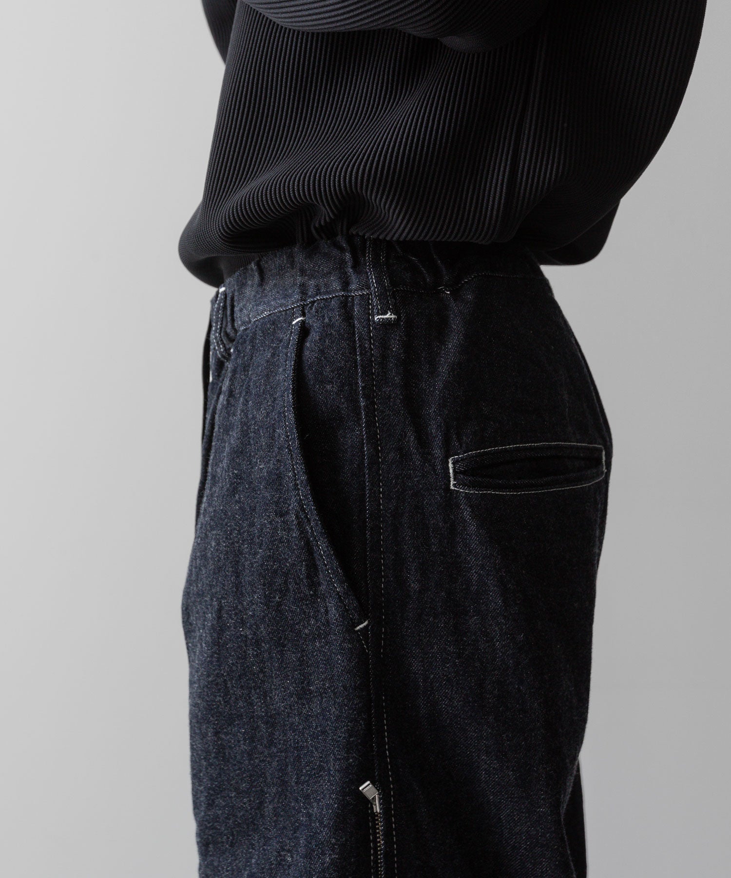 ssstein(シュタイン)の24AWコレクション ECO DENIM SIDE ZIP EASY TROUSERS  - INDIGO 公式通販サイトsession福岡セレクトショップ