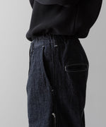 画像をギャラリービューアに読み込む, ssstein(シュタイン)の24AWコレクション ECO DENIM SIDE ZIP EASY TROUSERS  - INDIGO 公式通販サイトsession福岡セレクトショップ
